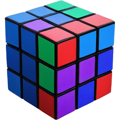 Rubik cube emoji