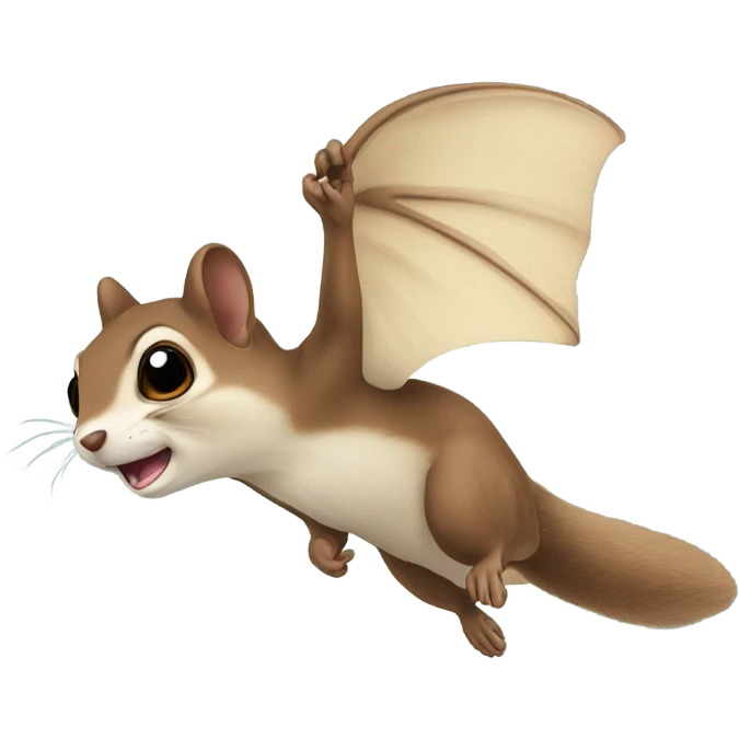 Flying squirrel emoji