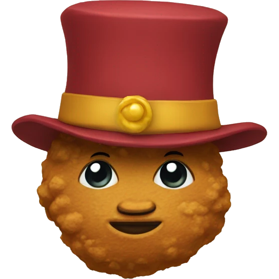 nugget with a hat emoji