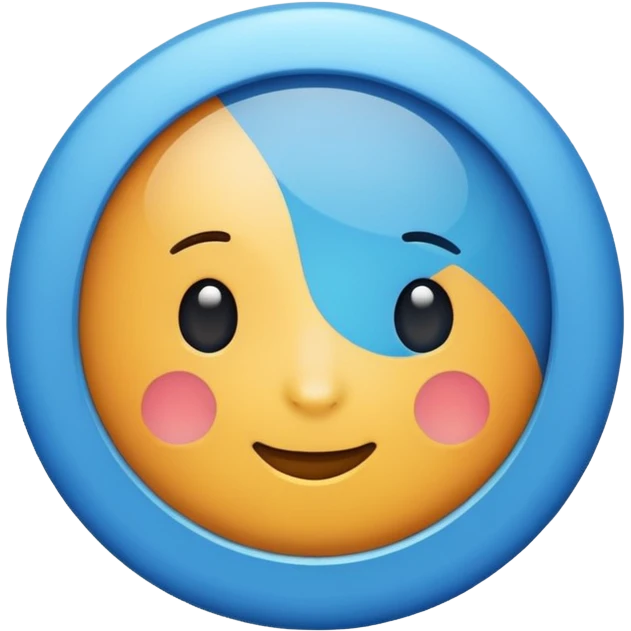 Blue tik emoji