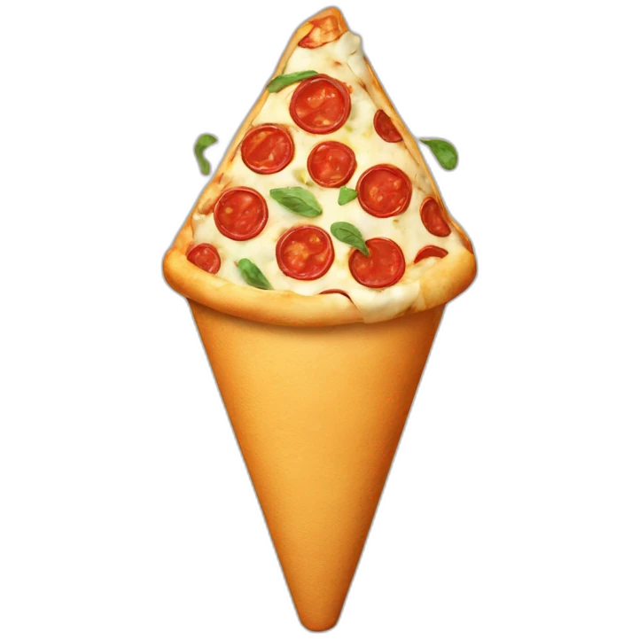 Pizza cone emoji