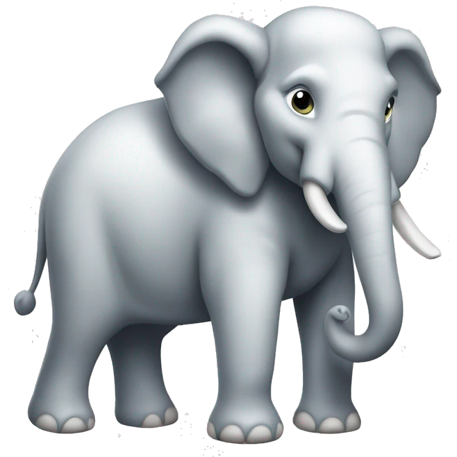 White elephant gift christmas party emoji