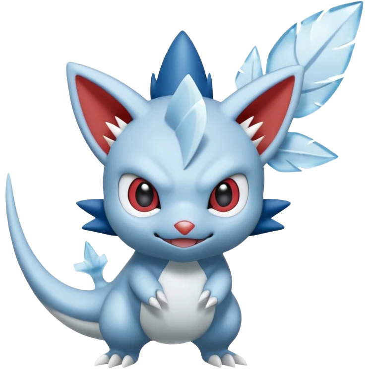 Elemental Plumbing Plunging Plume Plumaged Plumed Pipe Puntering Pivoting Glalie-Sneasel-Togetic-Pokémon-Fakémon-hybrid-creature emoji