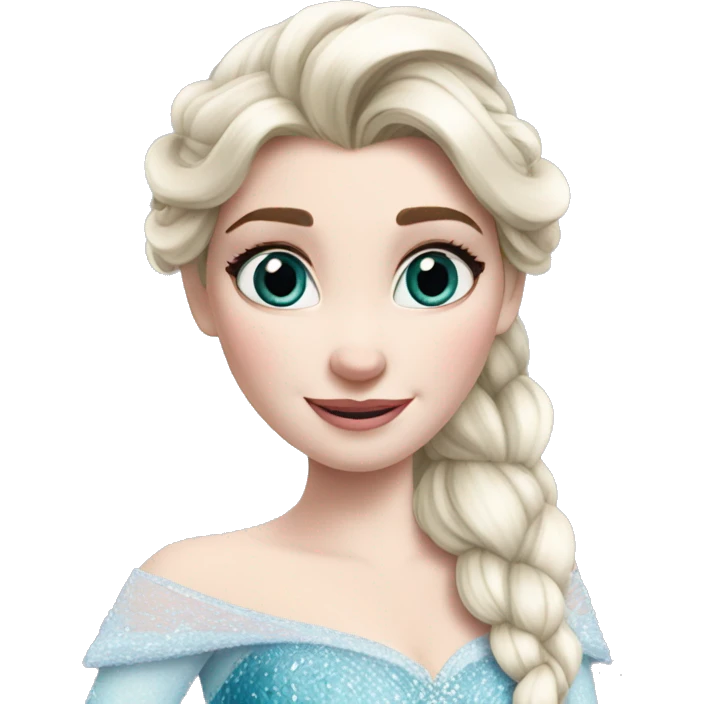 elsa from frozen like shrek emoji