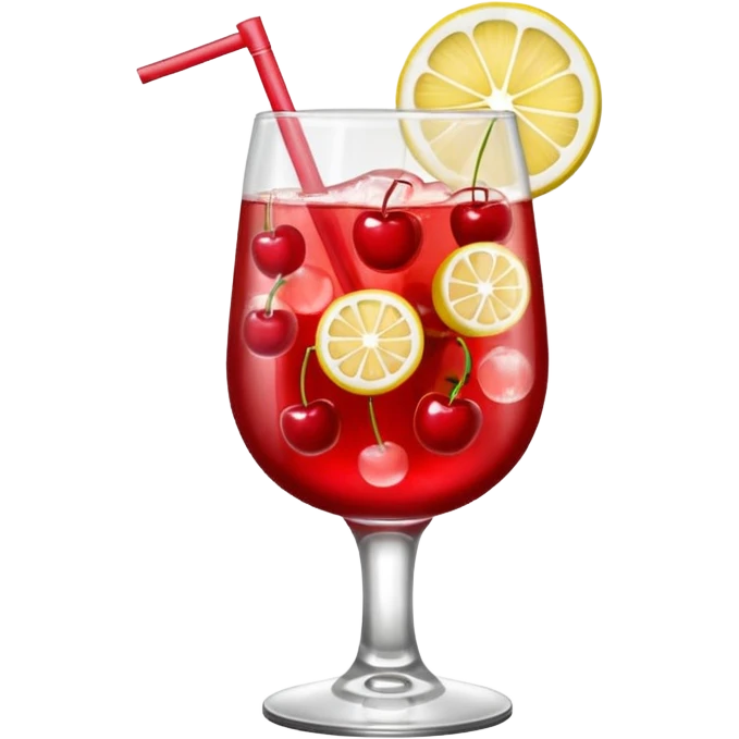 Shirley temple soda  emoji