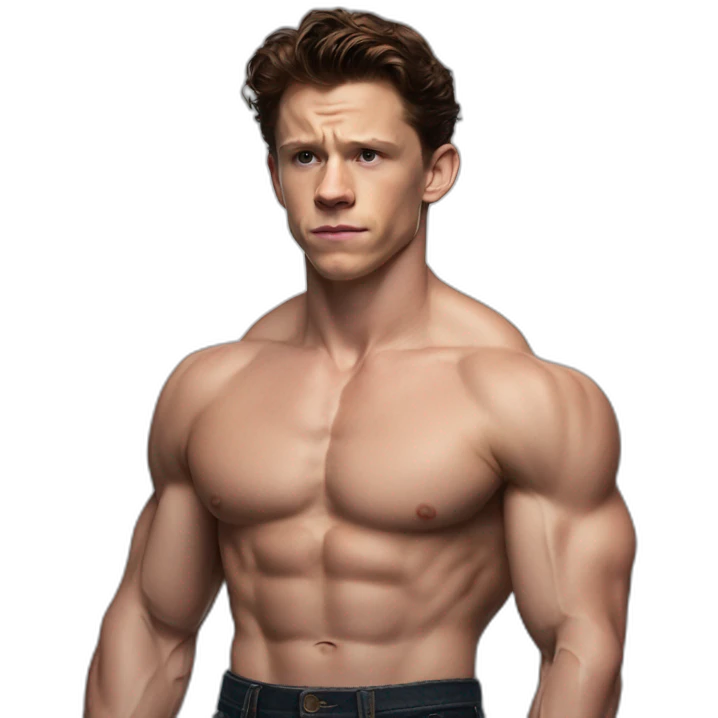 tom holland muscled emoji