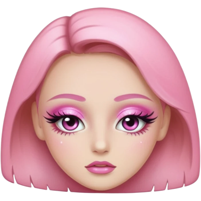 Pink eyeshadow emoji