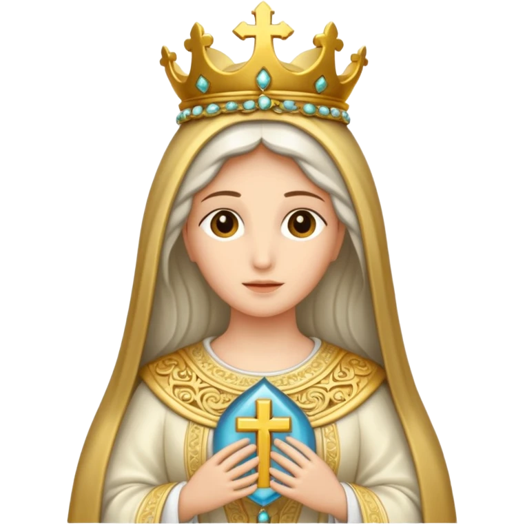 Ave maria dourada emoji