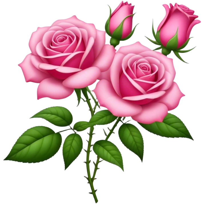 Rosa Lilien und Pfingstrosen emoji