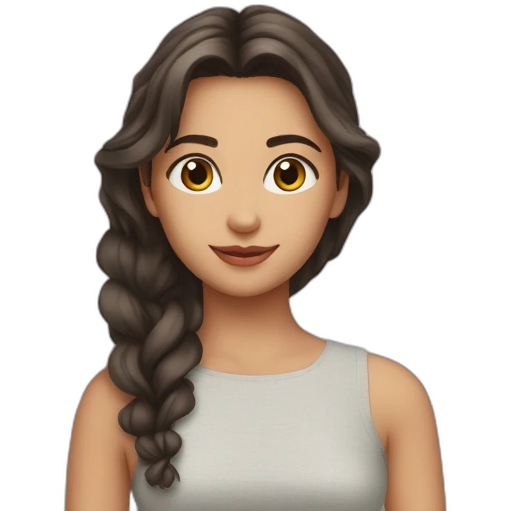 A beautiful girl with Rizwan emoji