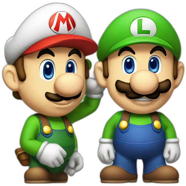 Mario and Luigi emoji
