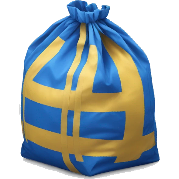 Big blue ikea bag emoji