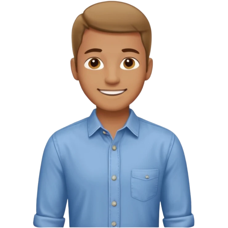 Naked guy witout any clothes and only shows his dick emoji