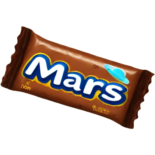 mars bar wrapper emoji