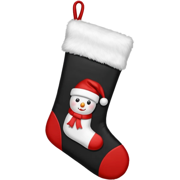black noel christmas emoji