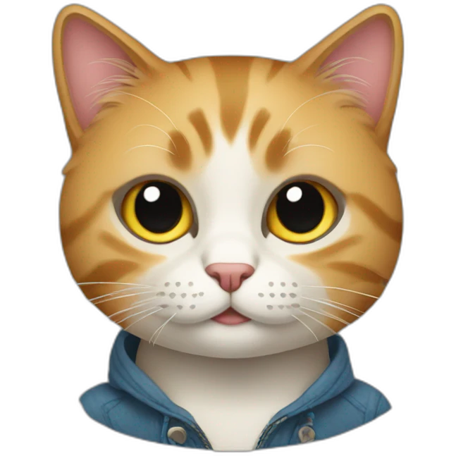A designer cat emoji