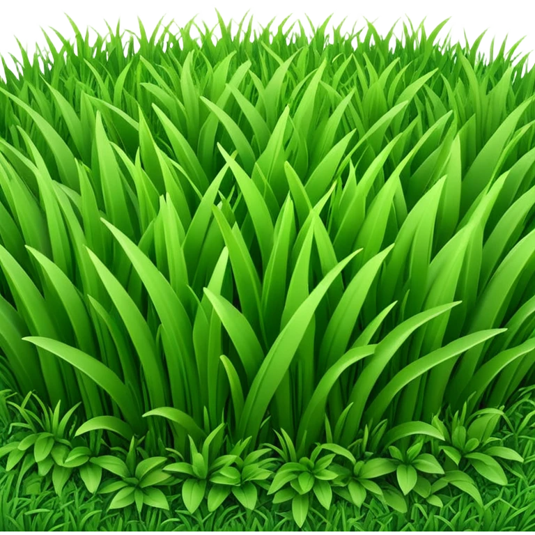 generate realistic grass in 3d style emoji