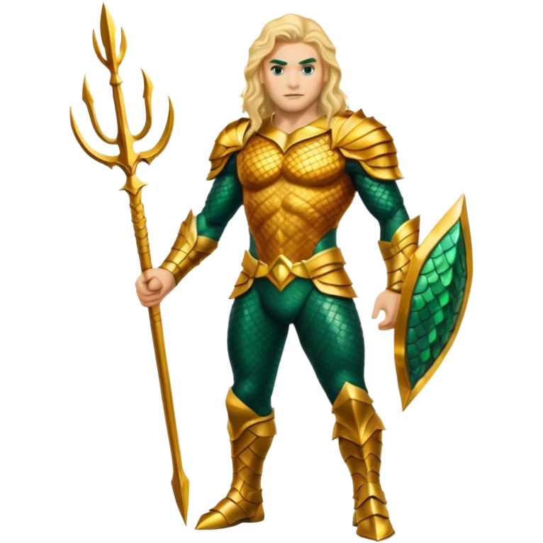 aquaman full armor standing emoji