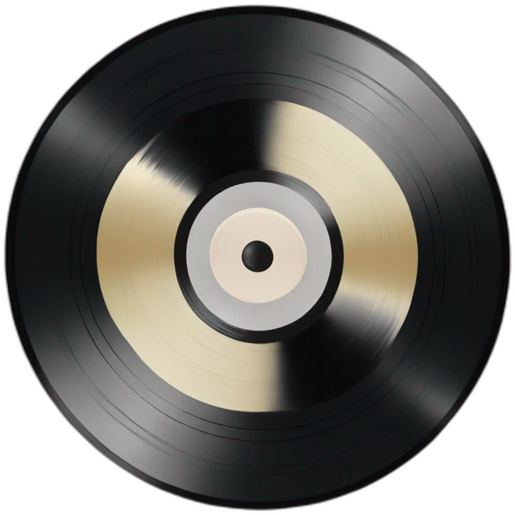 vinyl record emoji