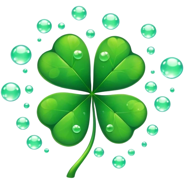 🍀🫧 emoji