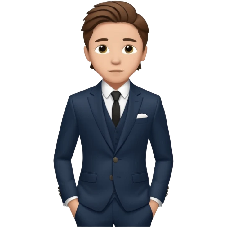 brooklyn beckham at wedding emoji
