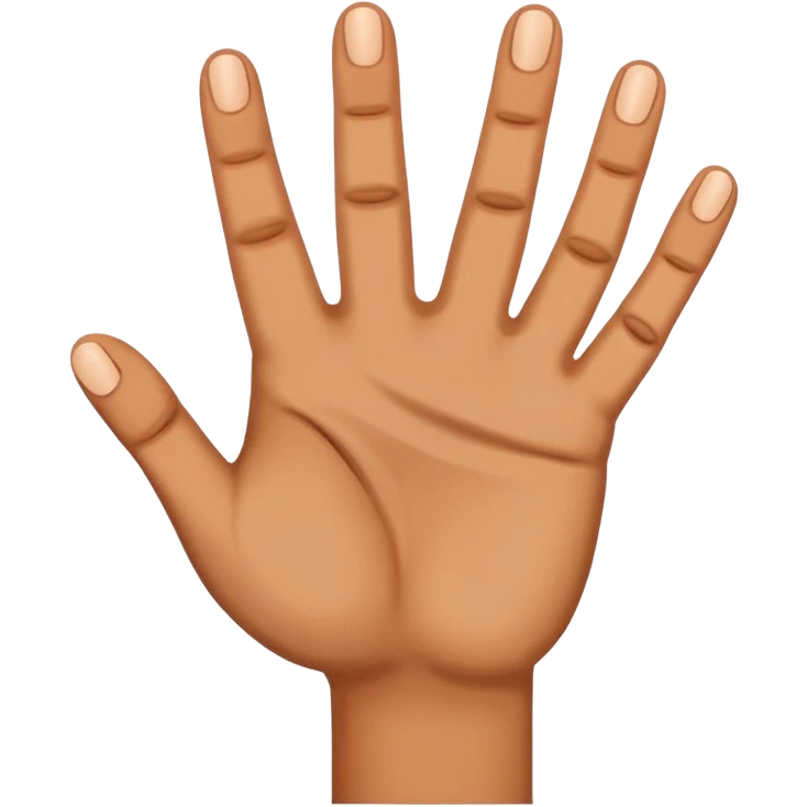 10 Fingers on one Hand emoji