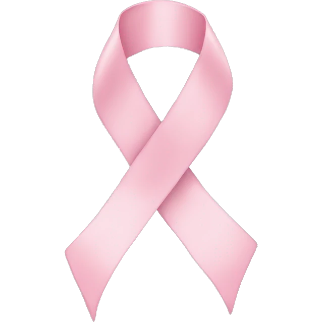 light pink ribbon emoji