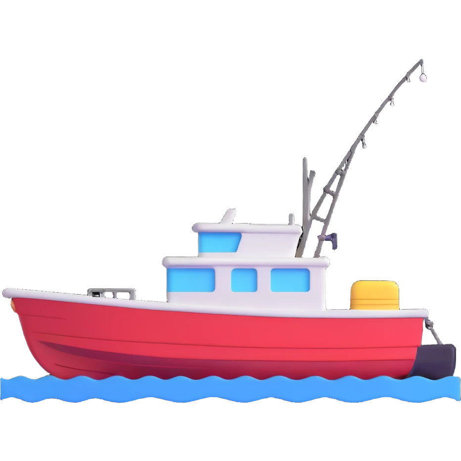 fishing boat emoji