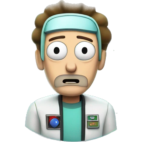 Rick and Morty in space  emoji