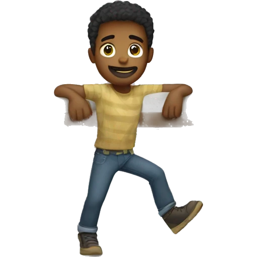 Man with arms on bunk bed  emoji