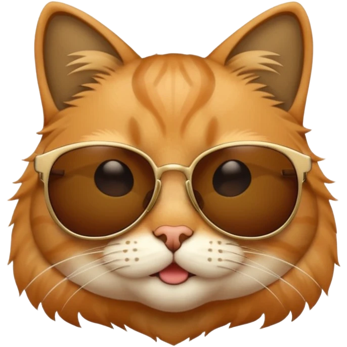 Cat wearing sunglasses emoji