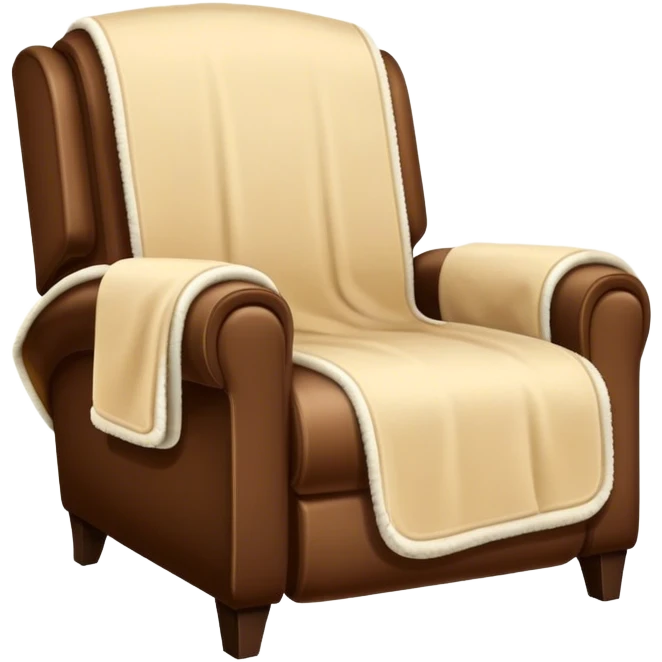 blanket on recliner chair emoji