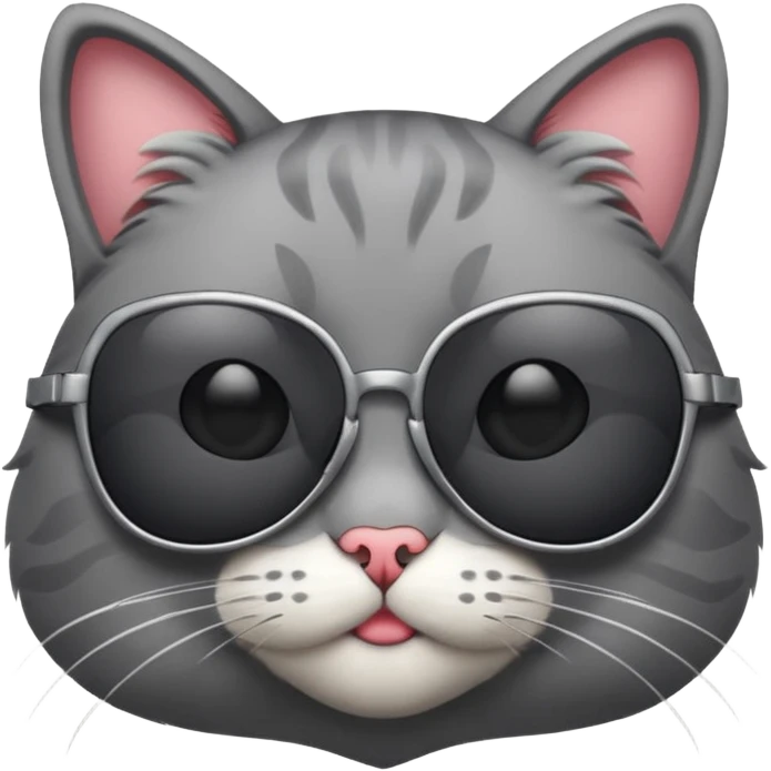 Cat wearing sunglasses emoji