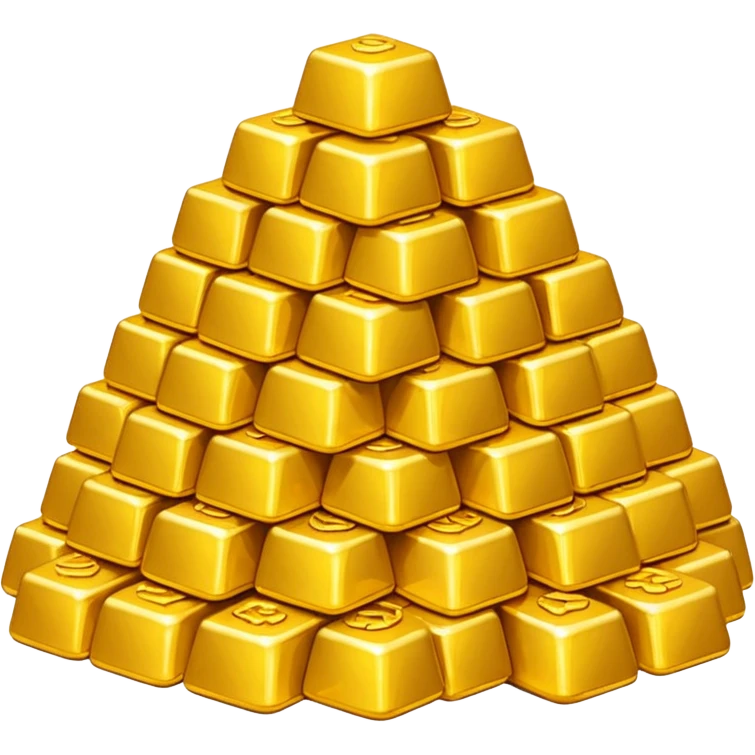 Dragon Hoard pile of gold without the dragon  emoji