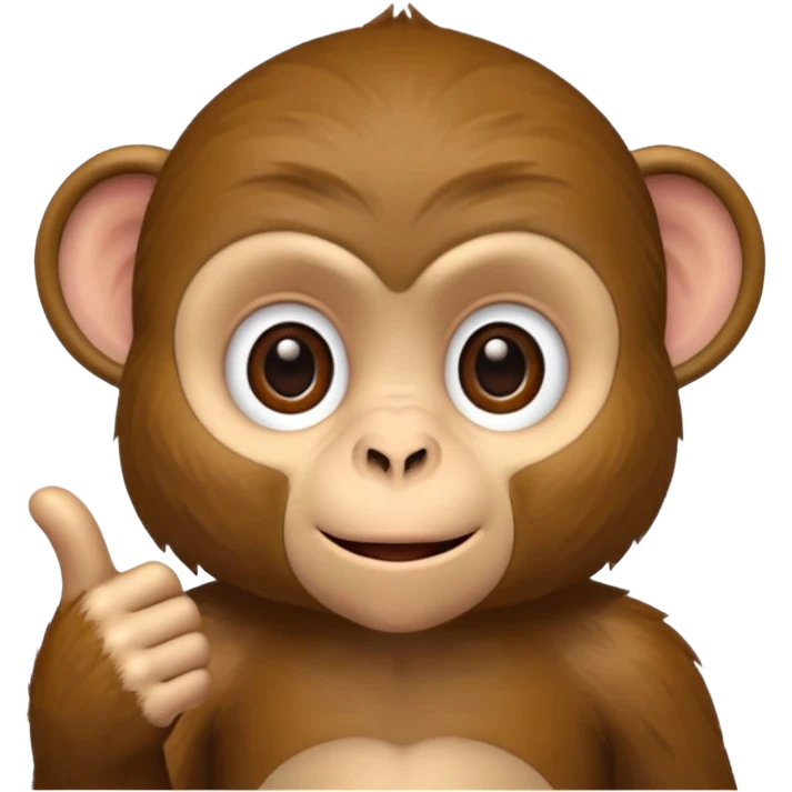 monkey pointing forward emoji