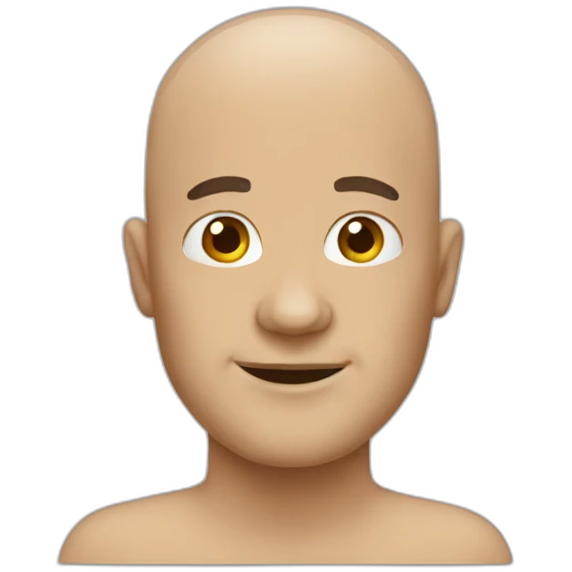 bald man emoji