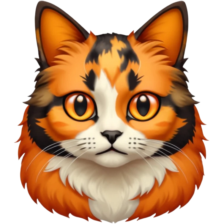 Tortoiseshell cat emoji