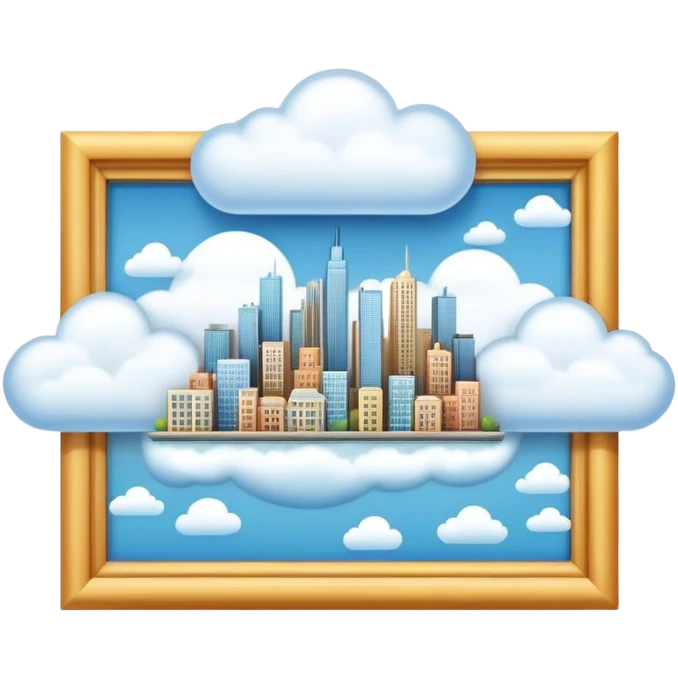 city that floats on clouds emoji