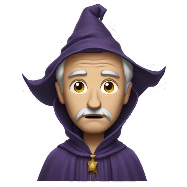 super sad wizard emoji