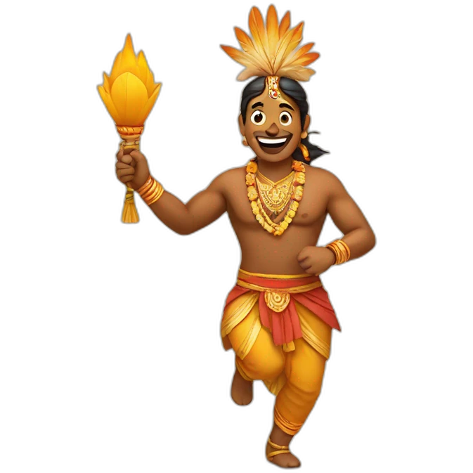 indian celebrating emoji