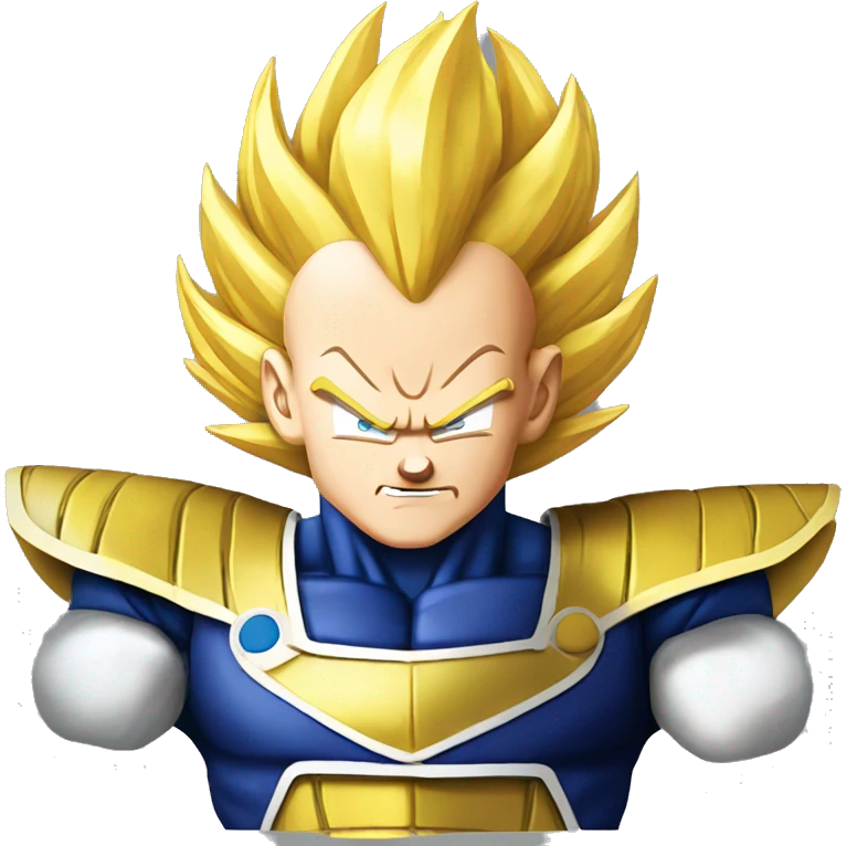 super saiyan 3 vegeta emoji