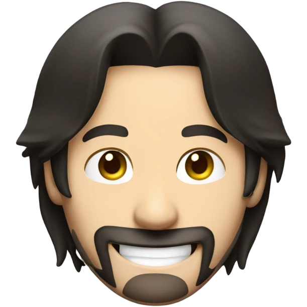 Keanu Reeves winking emoji