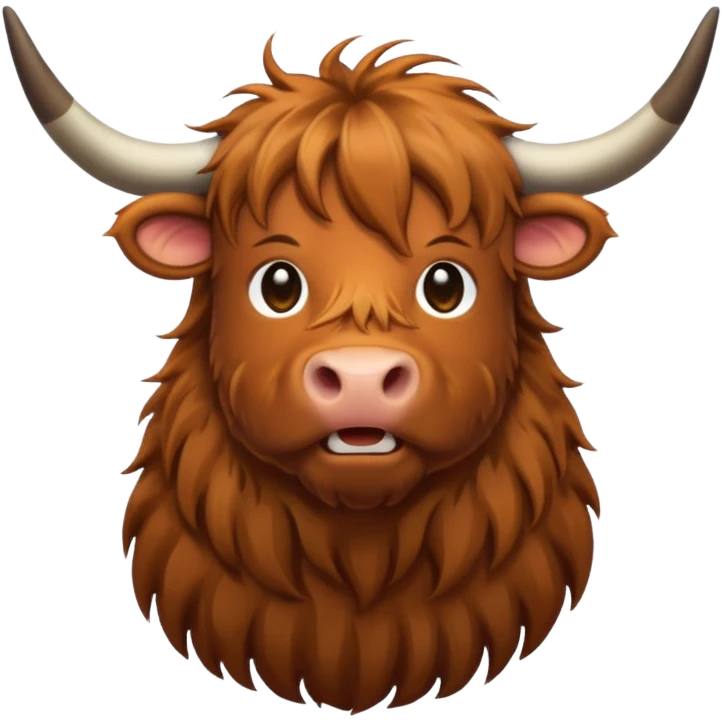 Highland cow emoji