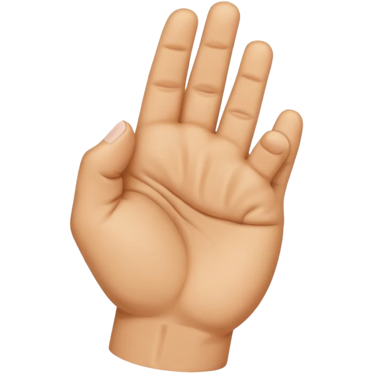 Small fist (baby’s hand) emoji
