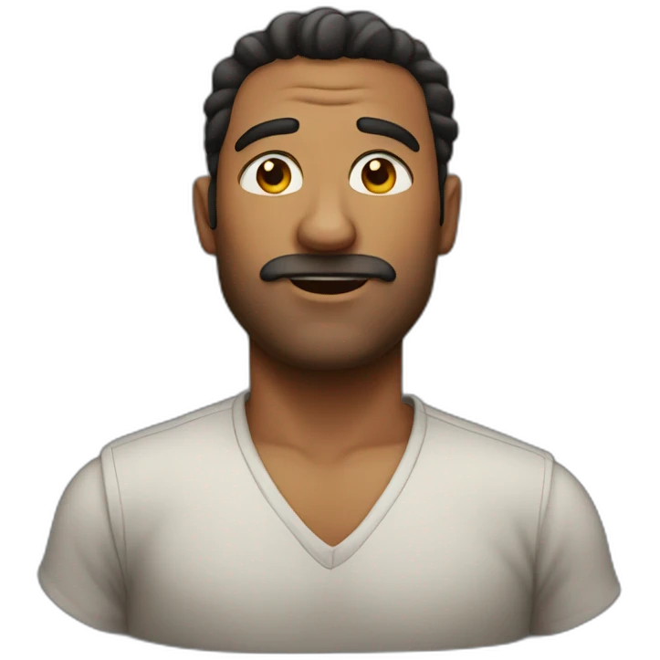 big chested man emoji
