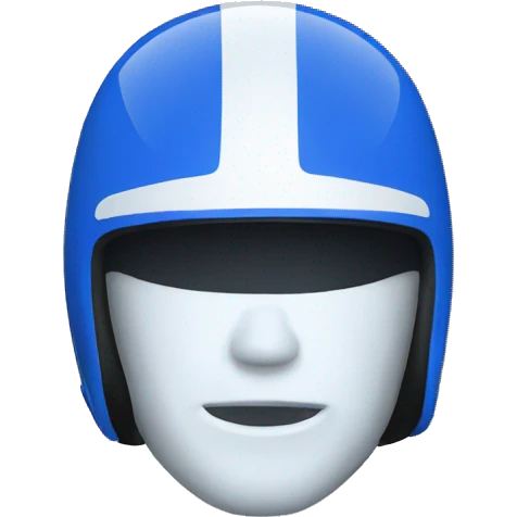 blue helmet emoji