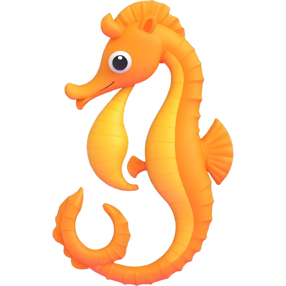 A seahorse emoji emoji