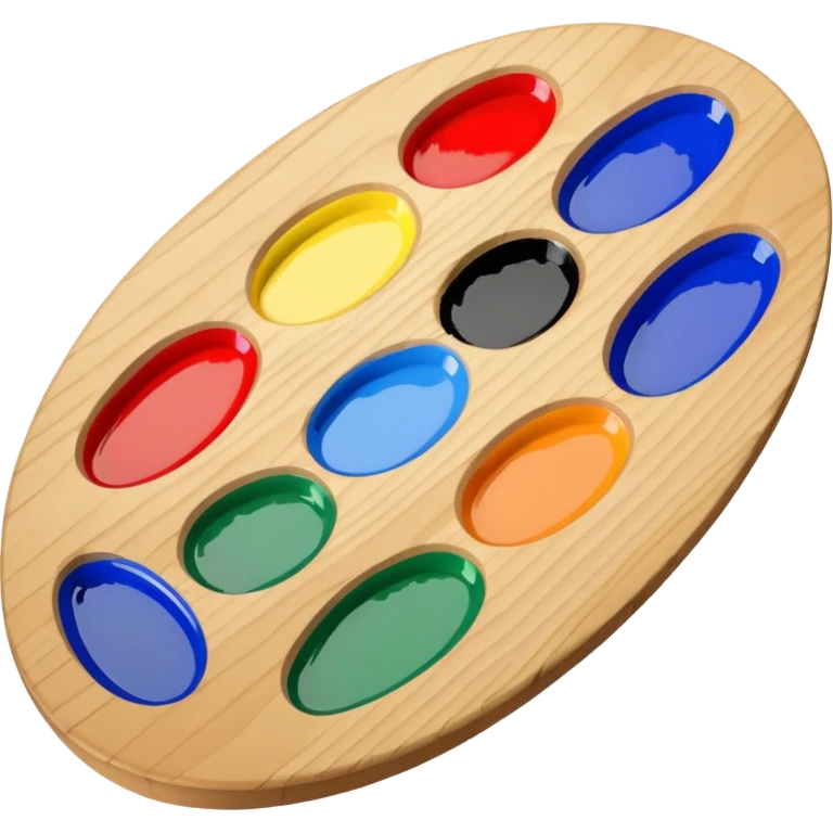 paleta de pintor emoji