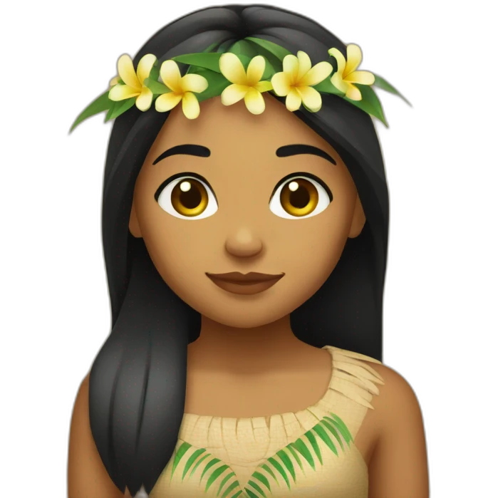 polynesian-girl emoji