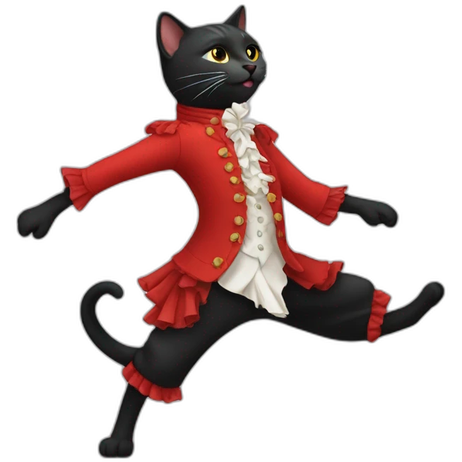cat dancing flamenco emoji